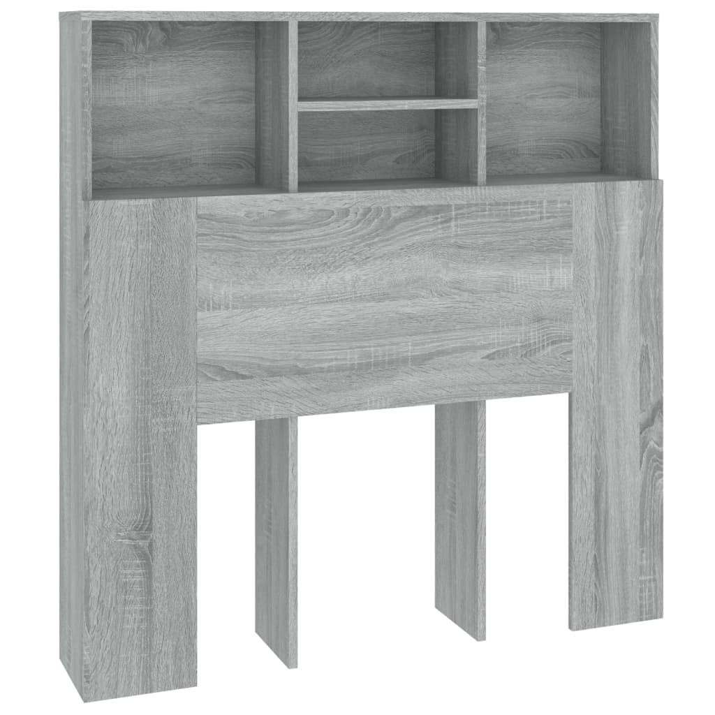 Armario Cabecero 100 Roble/ Gris