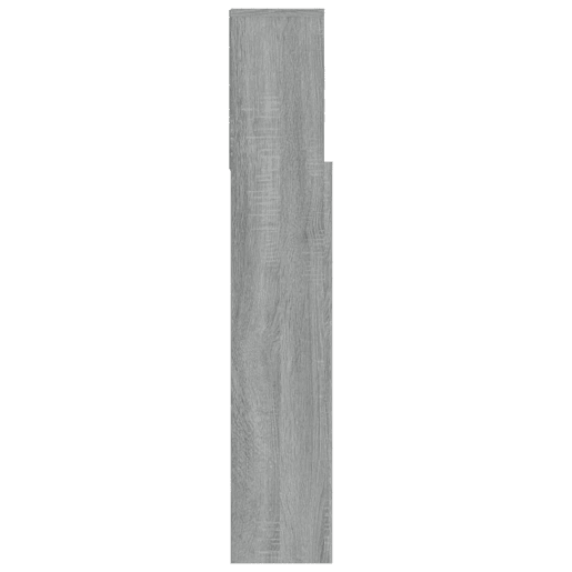 vidaXL Armário de cabeceira 100x19x103,5 cm sonoma cinzento