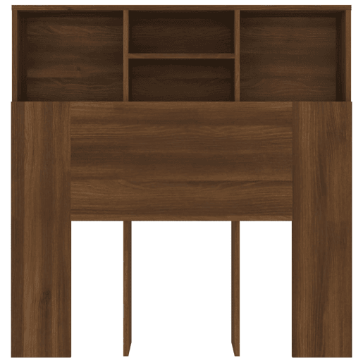 vidaXL Armário de cabeceira 100x19x103,5 cm cor carvalho castanho vidaXL Armário de cabeceira 100x19x103,5 cm cor carvalho castanho