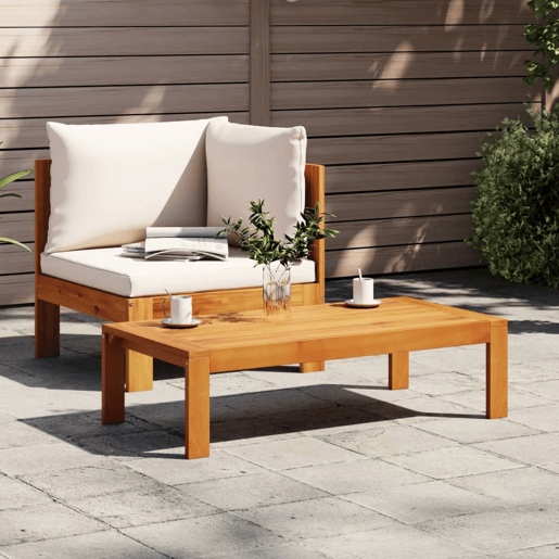 vidaXL 2 pcs conjunto de sofás de jardim c almofadões acácia maciça vidaXL 2 pcs conjunto de sofás de jardim c almofadões acácia maciça