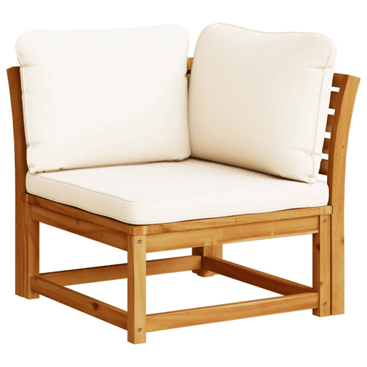 vidaXL 3 pcs conjunto lounge de jardim c almofadões acácia maciça vidaXL 3 pcs conjunto lounge de jardim c almofadões acácia maciça