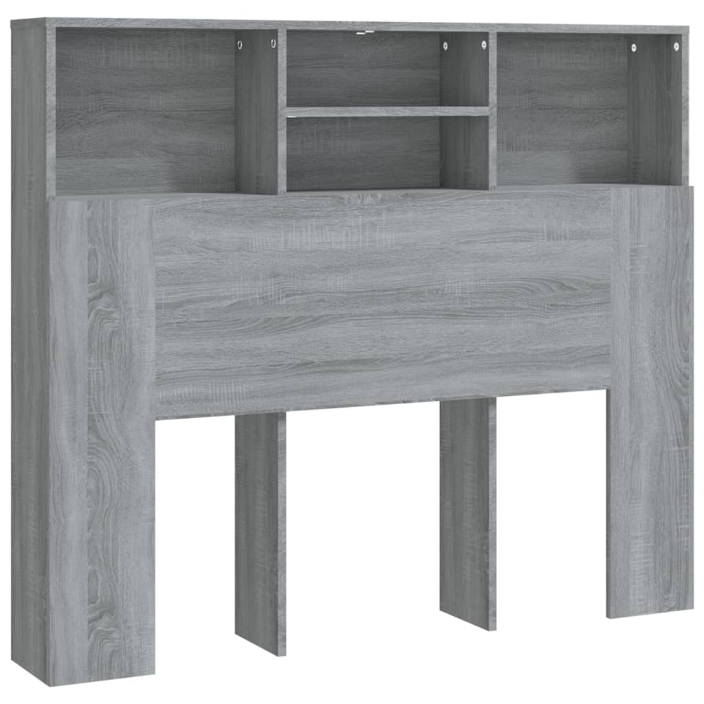 Armario Cabecero 120 Roble/ Gris