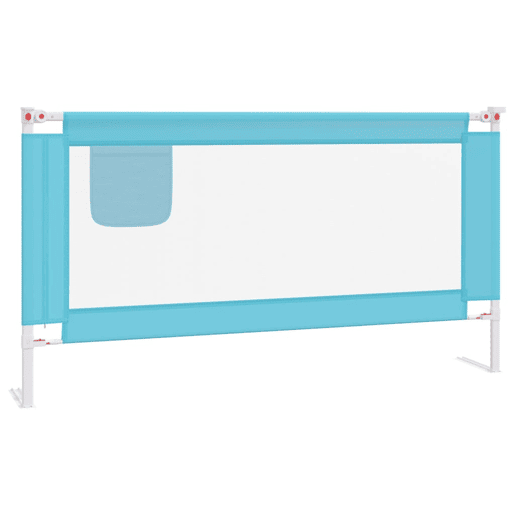 vidaXL Barra de segurança p cama infantil tecido 160x25 cm azul vidaXL Barra de segurança p cama infantil tecido 160x25 cm azul