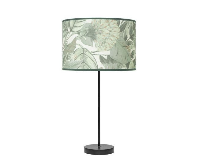 Lampara sobremesa metal color verde serie moda 30cm