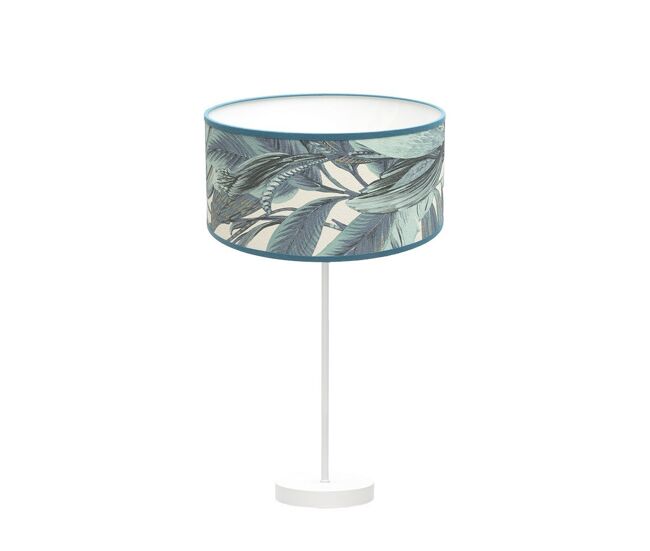 Lampara sobremesa metal color azul serie argel 30cm