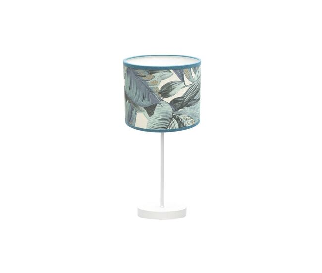 Lampara sobremesa metal color azul serie argel 17cm