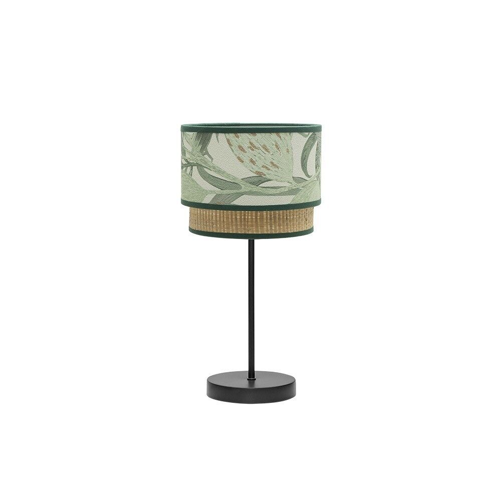 Lampara sobremesa metal color verde serie congo 18cm