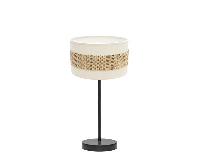 Lampara sobremesa metal color negro serie nicaragua 17cm