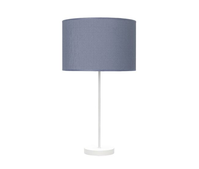 Lampara sobremesa metal color azul serie moda 30cm
