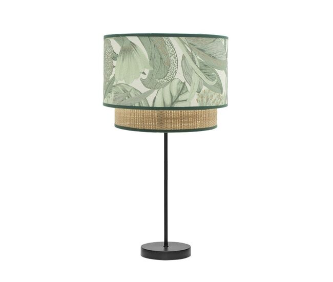 Lampara sobremesa metal color negro serie congo 30cm
