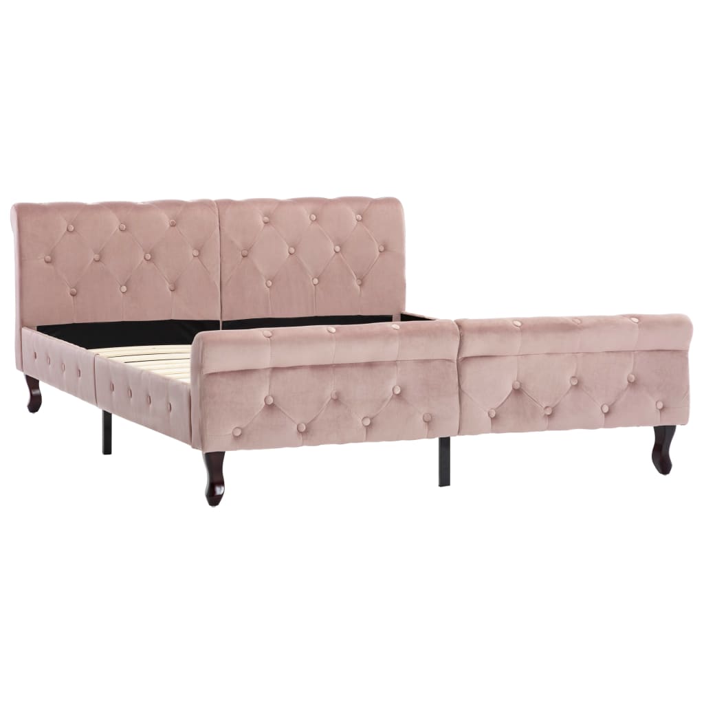 Estructura de cama 140x200 Rosa