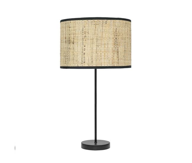 Lampara sobremesa metal color negro serie moda 30cm
