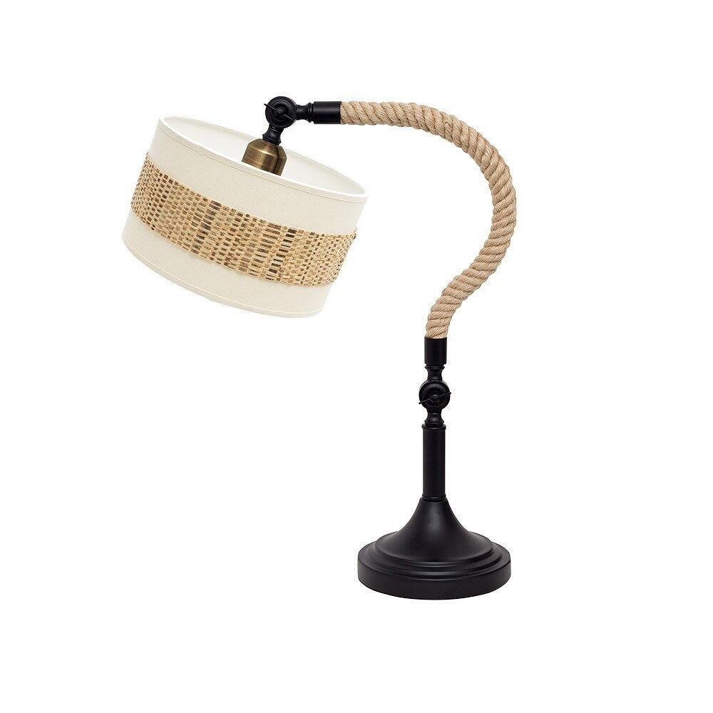 Lampara sobremesa metal color negro serie nicaragua 18cm