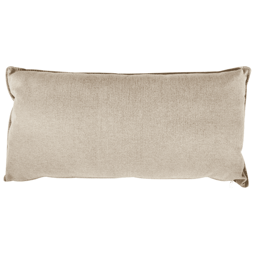 Chaise longue à direita YERRES Tecido Creme