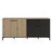 Aparador 4 puertas 1 cajón L180 cm - TRUST Aparador 4 puertas 1 cajón L180 cm - TRUST Marrón