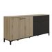 Aparador 4 puertas 1 cajón L180 cm - TRUST Aparador 4 puertas 1 cajón L180 cm - TRUST Marrón