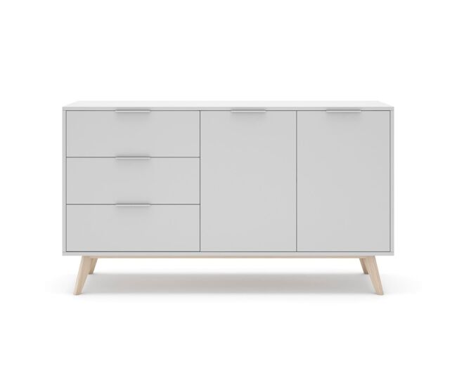 Buffet 2 puertas, 3 cajones campus - l140 cm