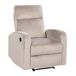 Beliani Sillón reclinable VERDAL Beliani Sillón reclinable VERDAL Gris Oscuro