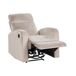 Beliani Sillón reclinable VERDAL Beliani Sillón reclinable VERDAL Gris Oscuro