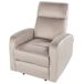 Beliani Sillón reclinable VERDAL Beliani Sillón reclinable VERDAL Gris Oscuro