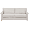 Sofá RONNEBY Tecido Creme 3 lugares