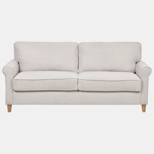 Sofá RONNEBY Tecido Creme 3 lugares