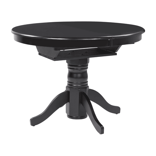 Mesa de jantar extensível AKRON Preto 106150 cm 106 cm