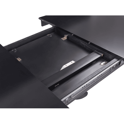 Mesa de jantar extensível AKRON Preto 106150 cm 106 cm