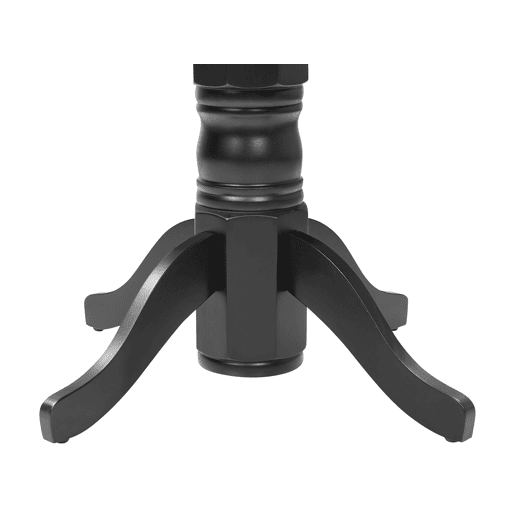 Mesa de jantar extensível AKRON Preto 106150 cm 106 cm