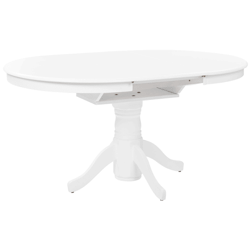 Mesa de jantar extensível AKRON Branco 106150 cm 106 cm