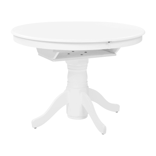 Mesa de jantar extensível AKRON Branco 106150 cm 106 cm