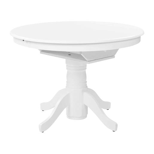 Mesa de jantar extensível AKRON Branco 106150 cm 106 cm