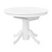 Beliani Mesa de comedor extensible AKRON 106x106 Beliani Mesa de comedor extensible AKRON 106x106 Blanco