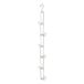 Percha para bolsos blanco con 6 ganchos - H77 cm Percha para bolsos blanco con 6 ganchos - H77 cm Aluminio