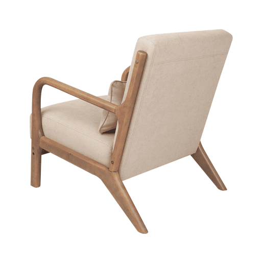 Poltrona SKOVDE Tecido Creme Poltrona SKOVDE Tecido Creme