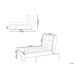 Beliani Chaise longue Poliéster LOIRET Beliani Chaise longue Poliéster LOIRET Beige