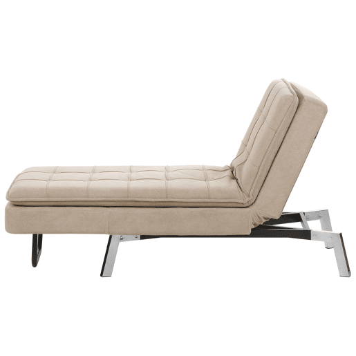 Chaise longue LOIRET Tecido Creme Chaise longue LOIRET Tecido Creme