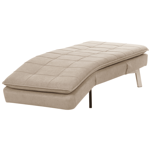 Chaise longue LOIRET Tecido Creme Chaise longue LOIRET Tecido Creme