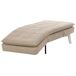 Beliani Chaise longue Poliéster LOIRET Beliani Chaise longue Poliéster LOIRET Beige