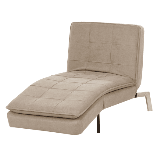 Chaise longue LOIRET Tecido Creme Chaise longue LOIRET Tecido Creme