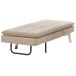 Beliani Chaise longue Poliéster LOIRET Beliani Chaise longue Poliéster LOIRET Beige