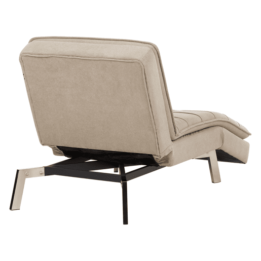 Chaise longue LOIRET Tecido Creme Chaise longue LOIRET Tecido Creme