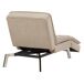 Beliani Chaise longue Poliéster LOIRET Beliani Chaise longue Poliéster LOIRET Beige