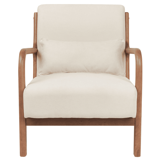 Poltrona SKOVDE Tecido Creme claro Poltrona SKOVDE Tecido Creme claro