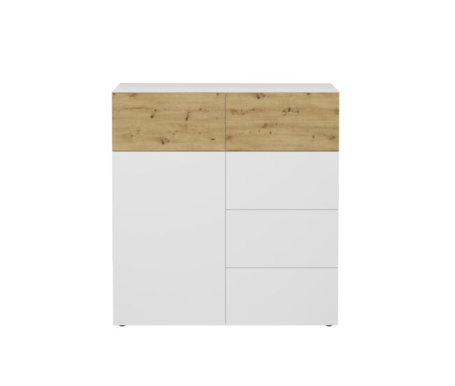Buffet 1 puerta 5 cajones Belm 1 - L109 x H115 cm