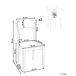 Beliani Silla de comedor ALVIN Beliani Silla de comedor ALVIN Negro