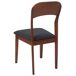 Beliani Silla de comedor ALVIN Beliani Silla de comedor ALVIN Negro