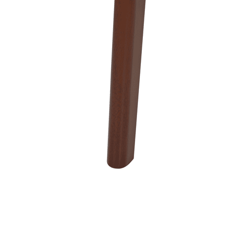 Conjunto de 2 cadeiras de jantar CRAIG Madeira Castanho escuro