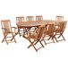 Beliani Conjunto de comedor MAUI II Beliani Conjunto de comedor MAUI II Madera Clara