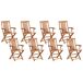 Beliani Conjunto de comedor MAUI II Beliani Conjunto de comedor MAUI II Madera Clara